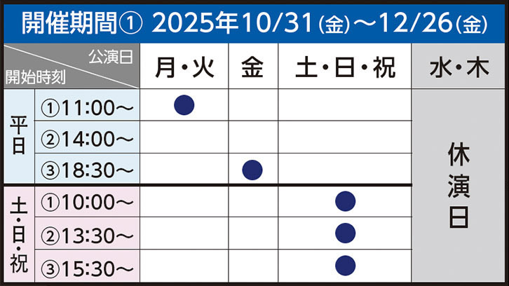スケジュール2025年